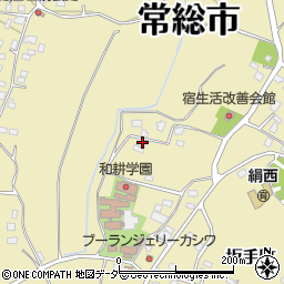 茨城県常総市坂手町1212周辺の地図