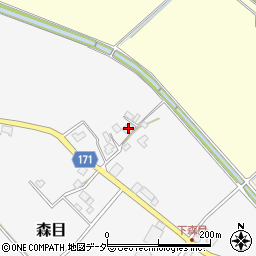 福井県大野市森目11-8周辺の地図
