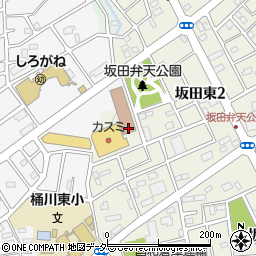 桶川市立坂田図書館周辺の地図