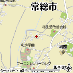 茨城県常総市坂手町1195周辺の地図