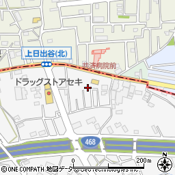 埼玉県桶川市上日出谷668-4周辺の地図
