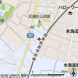 茨城県常総市水海道高野町2136周辺の地図