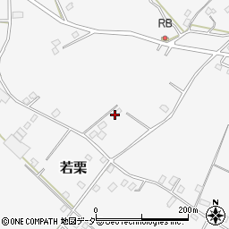 茨城県稲敷郡阿見町若栗3327周辺の地図