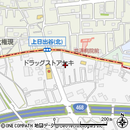 埼玉県桶川市上日出谷655-7周辺の地図