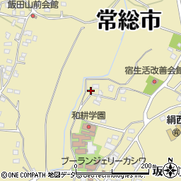 茨城県常総市坂手町1200周辺の地図