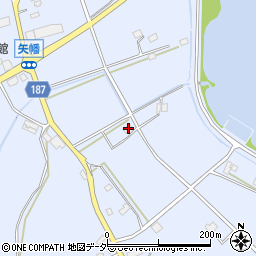 茨城県行方市矢幡308周辺の地図
