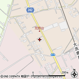 茨城県鹿嶋市荒野1600-86周辺の地図