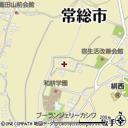 茨城県常総市坂手町1198周辺の地図