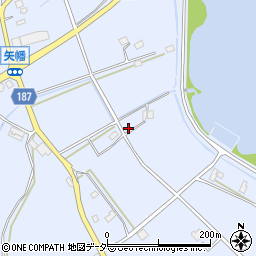 茨城県行方市矢幡306周辺の地図