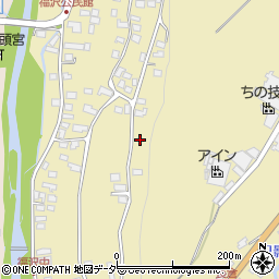 長野県茅野市豊平福沢周辺の地図