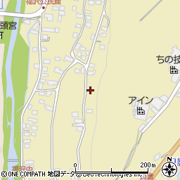 長野県茅野市豊平（福沢）周辺の地図