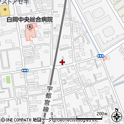 埼玉県白岡市小久喜884-10周辺の地図