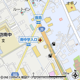 長野県諏訪市中洲2932周辺の地図