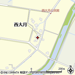 福井県大野市西大月6周辺の地図