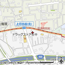 埼玉県桶川市上日出谷655-9周辺の地図