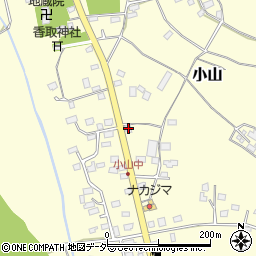 茨城県坂東市小山1176周辺の地図