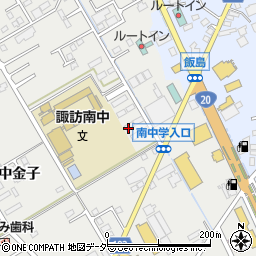 長野県諏訪市中洲2980周辺の地図