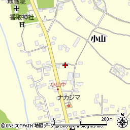 茨城県坂東市小山1174周辺の地図