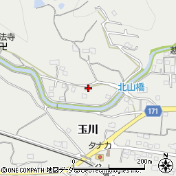 埼玉県比企郡ときがわ町玉川3804周辺の地図