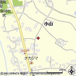 茨城県坂東市小山1105周辺の地図
