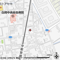 埼玉県白岡市小久喜883-7周辺の地図