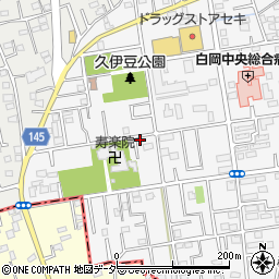 埼玉県白岡市小久喜44-16周辺の地図