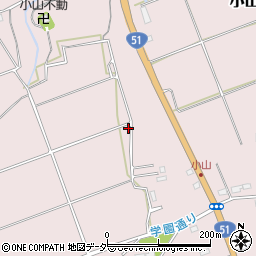 茨城県鹿嶋市小山1374周辺の地図
