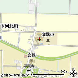 文殊小学校周辺の地図