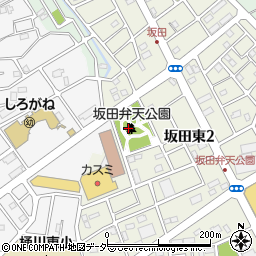 坂田弁天公園周辺の地図