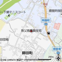 埼玉県教職員住宅周辺の地図