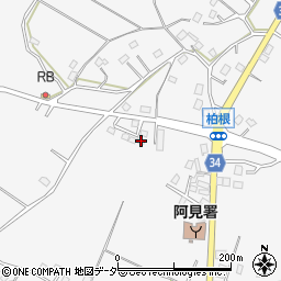 茨城県稲敷郡阿見町若栗3211周辺の地図