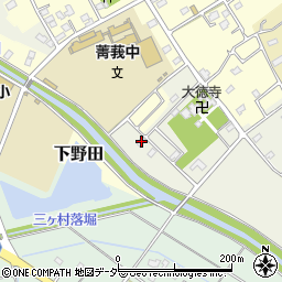埼玉県白岡市上野田175周辺の地図