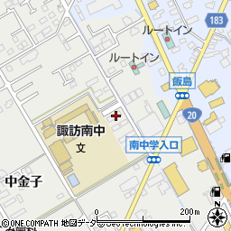 長野県諏訪市中洲2982周辺の地図