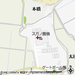スガノ農機株式会社周辺の地図
