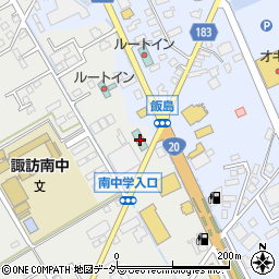 長野県諏訪市中洲2935周辺の地図