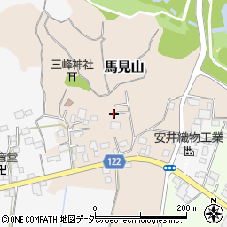 茨城県稲敷郡美浦村馬見山周辺の地図