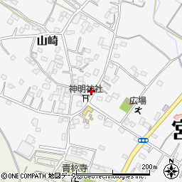 埼玉県南埼玉郡宮代町山崎66周辺の地図