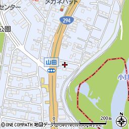 茨城県常総市水海道山田町4626-2周辺の地図