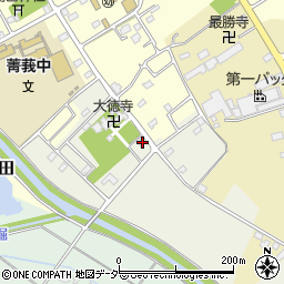 埼玉県白岡市上野田165周辺の地図