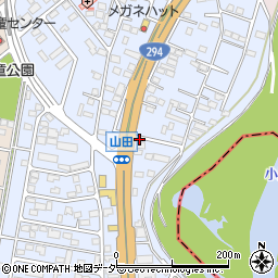 茨城県常総市水海道山田町4626-1周辺の地図