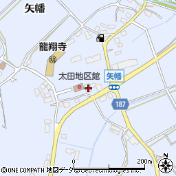 茨城県行方市矢幡518周辺の地図