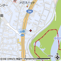 茨城県常総市水海道山田町1099周辺の地図