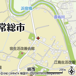茨城県常総市坂手町1106周辺の地図