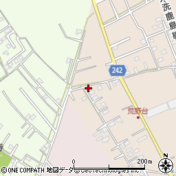 茨城県鹿嶋市荒野1600-26周辺の地図