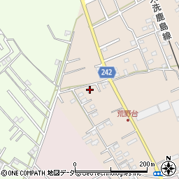 茨城県鹿嶋市荒野1600-176周辺の地図