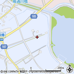 茨城県行方市矢幡304周辺の地図