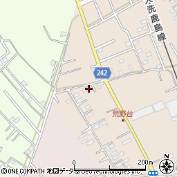 茨城県鹿嶋市荒野1600-161周辺の地図