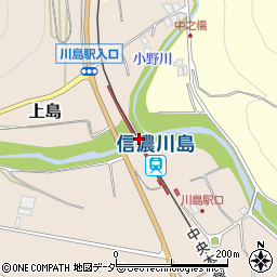 信濃川島駅周辺の地図