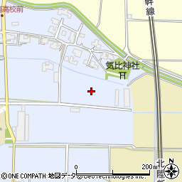 福井県福井市新開町周辺の地図