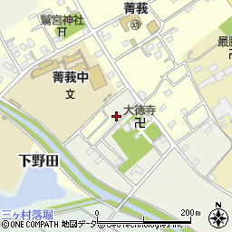 埼玉県白岡市上野田172周辺の地図